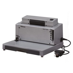 Encuadernadora electrica para espiral fellowes e-200r perfora 20 h encuaderna hasta 450 h paso 5:1