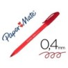 Boligrafo paper mate inkjoy 100 punta media trazo 1mm rojo