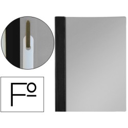 Carpeta dossier fastener pvc esselte folio negro