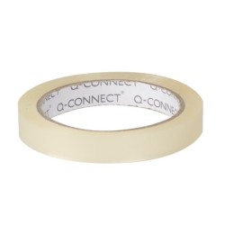 Cinta adhesiva q-connect transparente 66 mt x 12 mm encelofanada