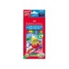 Lapices de colores faber castell acuarelables caja de 12 unidades colores surtidos
