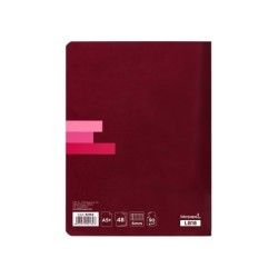 Libreta liderpapel scriptus a5 48 hojas 90g/m2 cuadro 6mm con margen