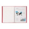 Carpeta liderpapel escaparate 47480 10 fundas polipropileno din a4 rojo translucido