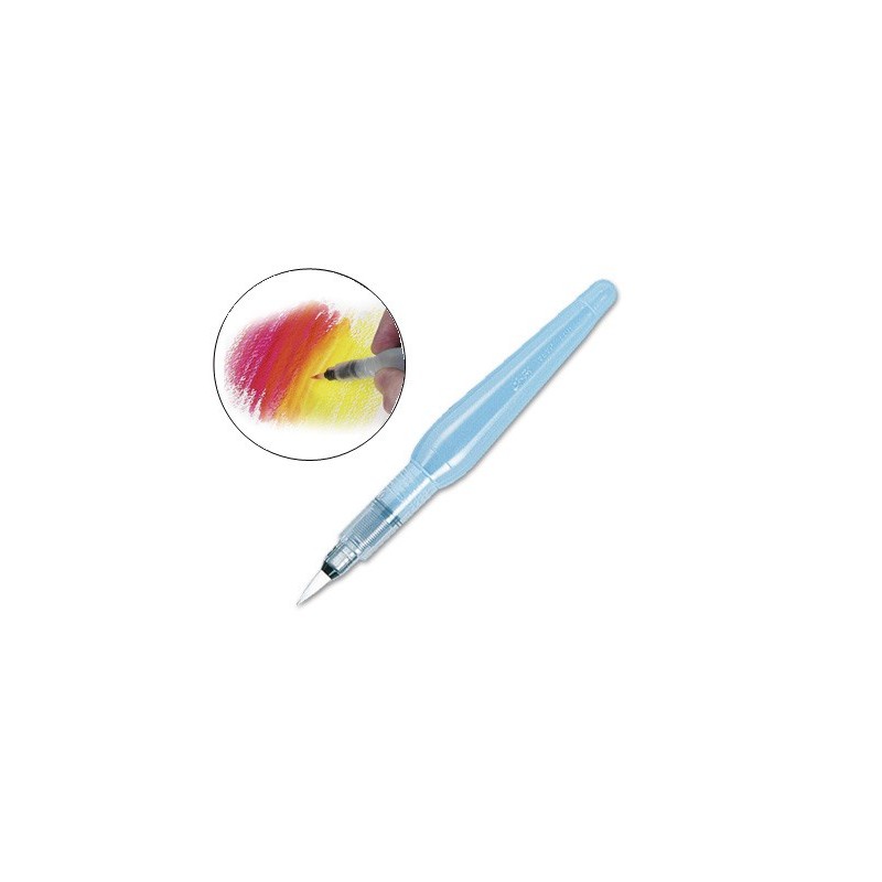 Pinceles pentel para productos acuarelables frh-m apto para acuarelas ceras y lapices acuarelables