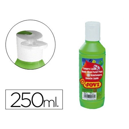 Tempera liquida jovi escolar 250 ml verde medio