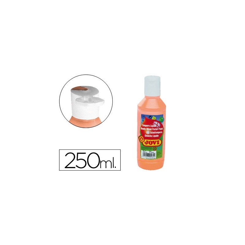 Tempera liquida jovi escolar 250 ml carne