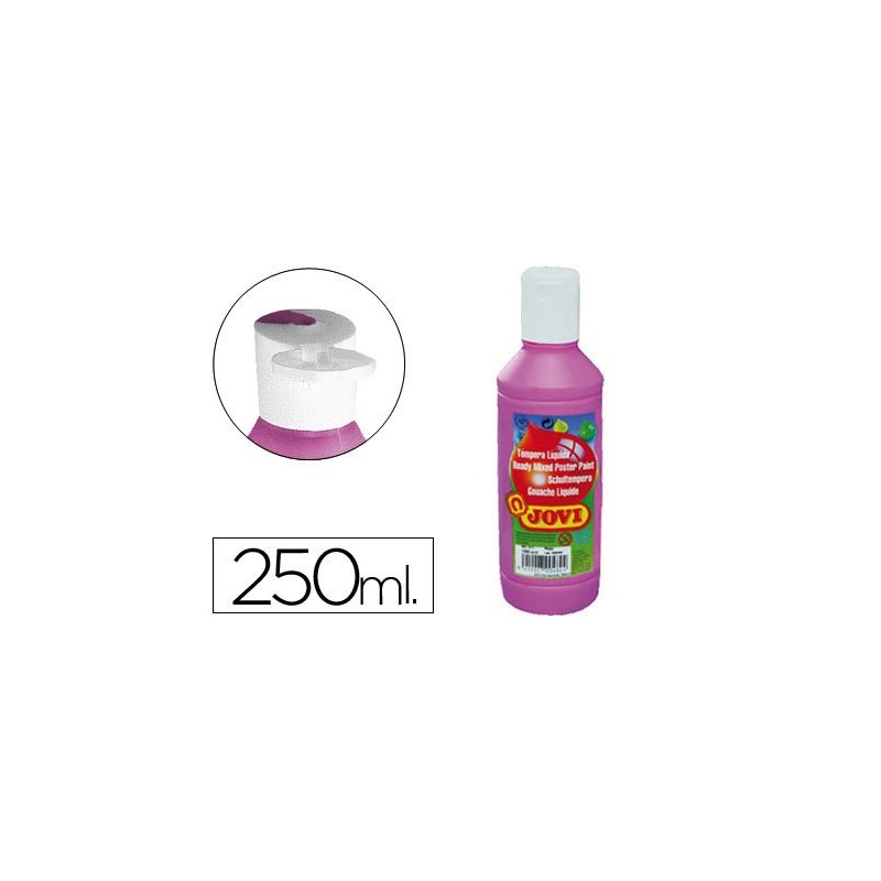 Tempera liquida jovi escolar 250 ml magenta