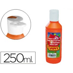 Tempera liquida jovi escolar 250 ml naranja