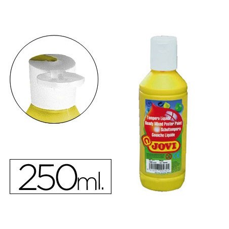 Tempera liquida jovi escolar 250 ml amarillo