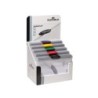 Carpeta swingclip dossier pinza lateral y giratoria din a4 capacidad 30 hojas colores surtidos