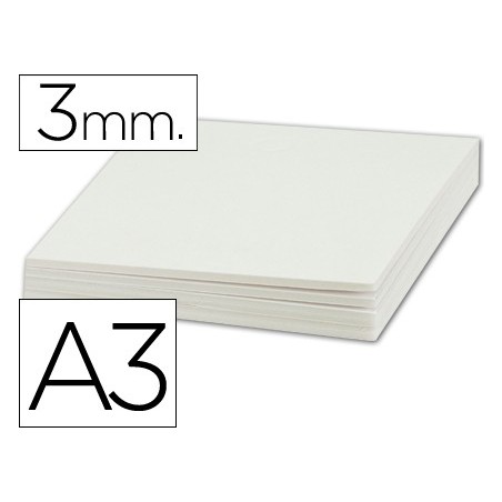 Carton pluma liderpapel blanco doble cara din a3 espesor 3mm