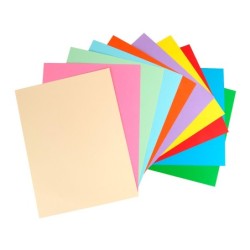 Bloc trabajos manuales liderpapel cartulina 297x420mm 10 hojas colores surtidos