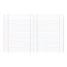 Libreta liderpapel smart a5 80 hojas 60g/m2 horizontal con doble margen colores surtidos tapa blanda
