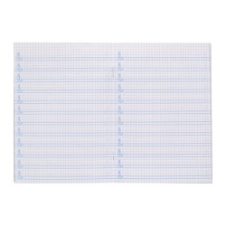 Libreta liderpapel pautaguia tapa cartoncillo 32 hojas din a5 70 g cuadriculado pautado 5 mm