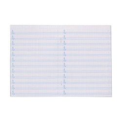 Libreta liderpapel pautaguia tapa cartoncillo 32 hojas din a5 70 g cuadriculado pautado 4 mm