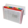 Carpeta liderpapel clasificador fuelle polipropileno din a5 spectrafile