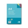 Papel color liderpapel a4 80gr 25 colores surtidos paquete de 100 hojas