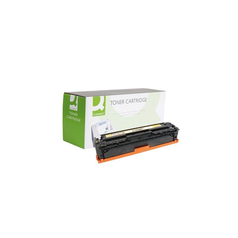 Toner q-connect compatible hp cb542a color laser jet 1215/1515/1518 amarillo -1.400pag-