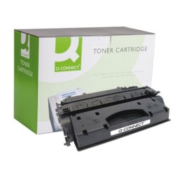 Toner q-connect compatible hp ce505x para laserjet negro 6500 paginas