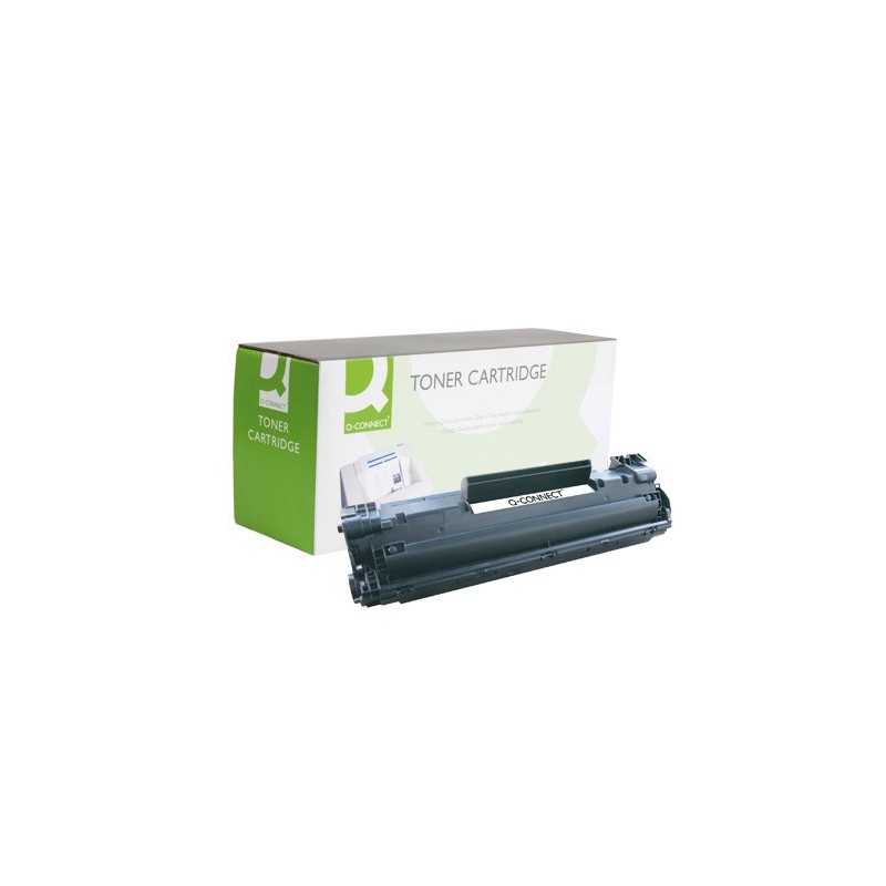 Toner q-connect compatible hp cb436a laserjet /p1505n/m1120mfp/m1522mfp/mfp -2.000pag- negr0