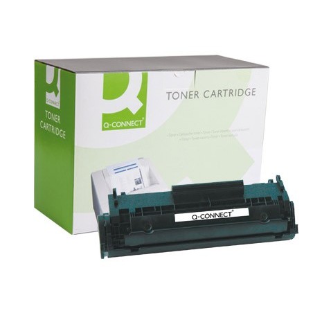 Toner q-connect compatible hp q2612a para laserjet 1010 -2.000pag- negro