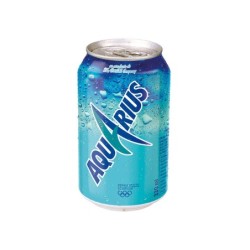 Bebida isotonica aquarius limon lata 330 ml