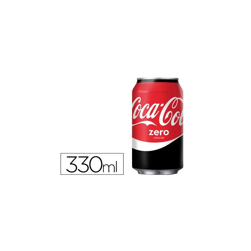 Refresco coca-cola zero lata 330 ml