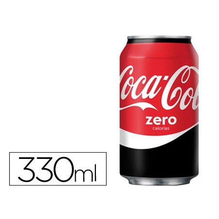 Refresco coca-cola zero lata 330 ml