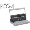 Encuadernadora para espiral fellowes metal 50r perfora 12 hojas formato a4 paso 5:1 encuaderna 450 hojas 80 gr