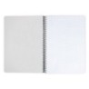 Cuaderno espiral liderpapel cuarto tapa dura 80h 60 gr cuadro 4mm con margen colores surtidos