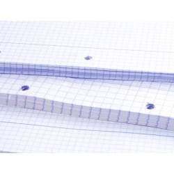 Recambio liderpapel a4 100 hojas 75g/m2 cuadro 4mm con margen 4 taladros