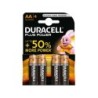 Pila duracell alcalina plus aa blister con 4 unidades