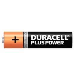 Pila duracell alcalina plus aaa blister con 4 unidades
