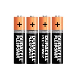 Pila duracell alcalina plus aaa blister con 4 unidades