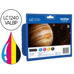 Ink-jet brother lc-1240 pack 4 colores -600pag- mfc-j6510dw mfc-j6710dw mfc-j6910dw