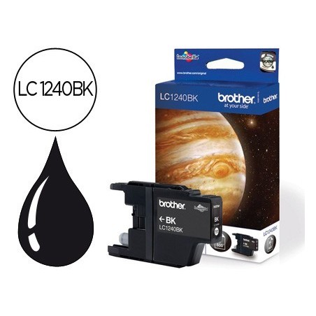 Ink-jet brother lc-1240bk negro -600pag- mfc-j6510dw mfc-j6710dw mfc-j6910dw