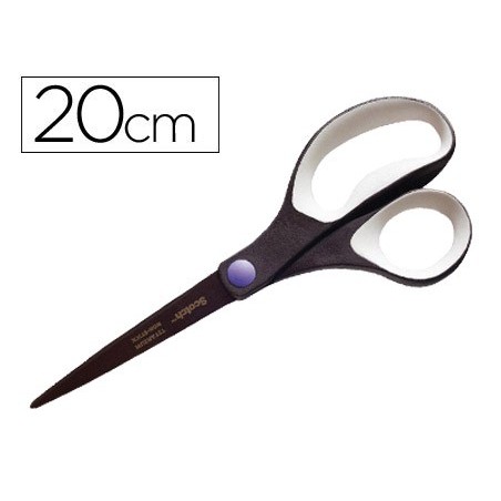 Tijera oficina scotch 20 cms de titanio fundido antiadherente