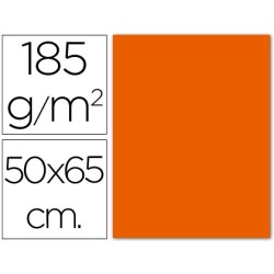 Cartulina guarro mandarina 50x65 cm 185 gr