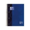 Bloc espiral oxford tapa extradura microperforado din a4 80 hojas cuadros 5mm colores surtidos