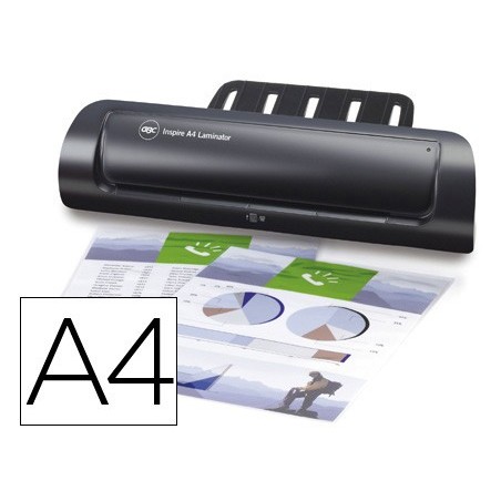 Plastificadora inspire din a4 2 rodillos hasta 80 mc