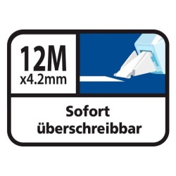 Corrector tipp-ex easy lateral 4,2 mm x 12 mt