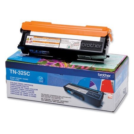 Toner brother tn-325c cian -3.500pag- hl-4140cn hl-4150cdn hl-4570cdw dcp-9055cdn dcp-9270cdw