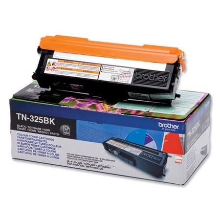 Toner brother tn-325bk negro -4,000pag- hl-4140cn hl-4150cdn hl-4570cdw dcp-9055cdn dcp-9270cdw