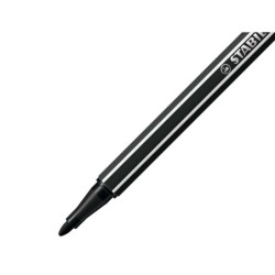 Rotulador stabilo acuarelable pen 68 negro punta gruesa 1mm
