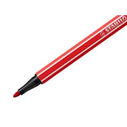 Rotulador stabilo acuarelable pen 68 rojo carmin punta gruesa 1mm