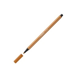 Rotulador stabilo acuarelable pen 68 ocre oscuro punta gruesa 1mm