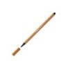 Rotulador stabilo acuarelable pen 68 ocre oscuro punta gruesa 1mm