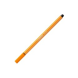 Rotulador stabilo acuarelable pen 68 naranja punta gruesa 1mm