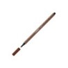 Rotulador stabilo acuarelable pen 68 marron punta gruesa 1mm