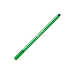 Rotulador stabilo acuarelable pen 68 verde hoja punta gruesa 1mm